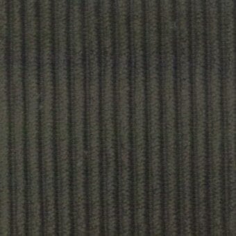 Graphite gray corduroy fabric texture with narrow, vertical ribs and a dense, uniform weave; sample code A1656 – Floki Graphite – Q.
